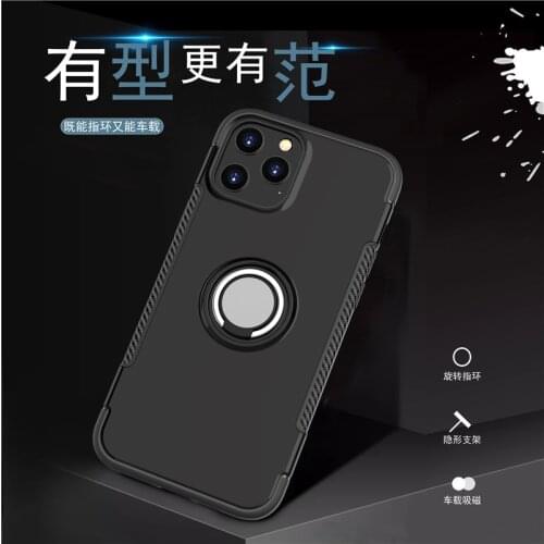 Magnetic Metal Ring Stand Holder Shockproof Case For iPhone 11 12 Pro Max X Xs XR 8 7 6 Plus 5s SE 2020 Protective Back Cover