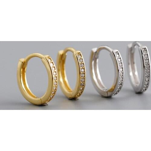 Enosola Minimalist Genuine 925 Sterling Silver Round 11mm Ear Buckle for Women Bohemian Unisex Fashion Party Earrings Jewelry