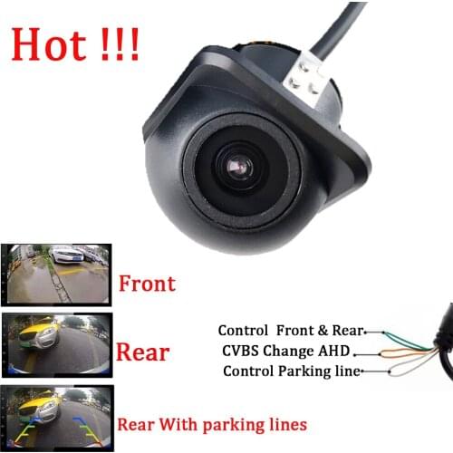 POISECAR AHD 1280x1080P Car Camera Fish Eye Lens Starlight Night Vision HD Vehicle Rear View Camera CVBS/AHD
