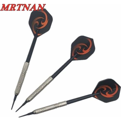 Professional 3 pieces/set of soft tip darts, high quality 14g soft electronic darts, PET dart wing, nylon dart bar