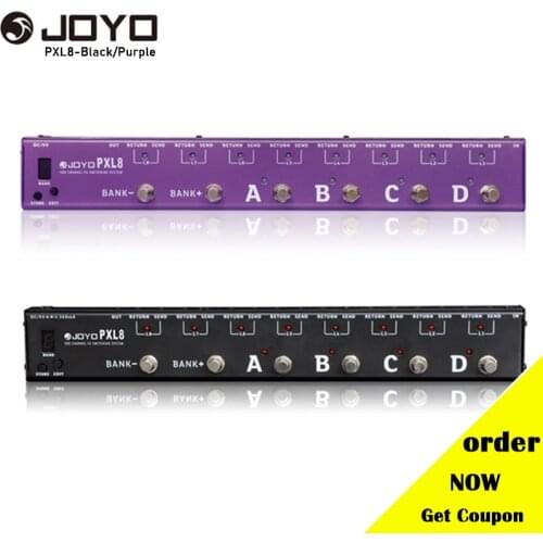 JOYO PXL8 8 Loops Guitar Programmable Effect Pedal Looper Switcher Router Looping System WAVE-X for Boss Mo oer Pedal Controller