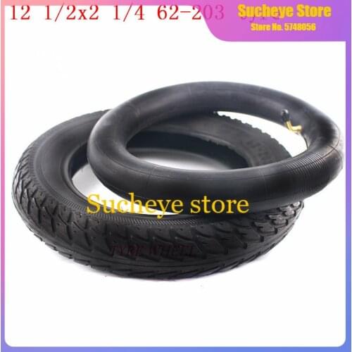 Tyre 12 1/2X2 1/4 ( 62-203 ) fits Many Gas Electric Scooters 12 Inch tube outer Tire For ST1201 ST1202 e-Bike 12 1/2X2 1/4