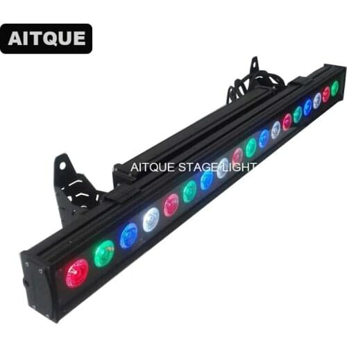 2lot Led strip rgb 110v 18x10w led rgbw pixel bar dmx wall wash 10w led wall washer light linear