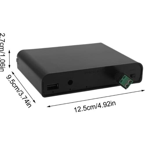 USB DC 12V Output 6x 18650 Batteries UPS DIY Power Bank for Cellphone Router LED