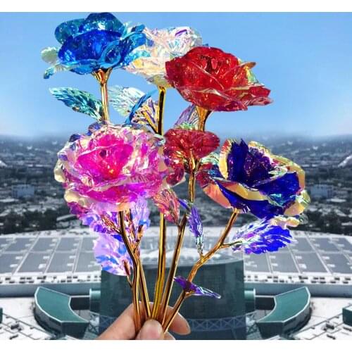 5PCS Colorful Luminous Rose Artificial LED Light Flower Unique Gifts Home Living Room Decoration Fake Flowers Поддельные цветы