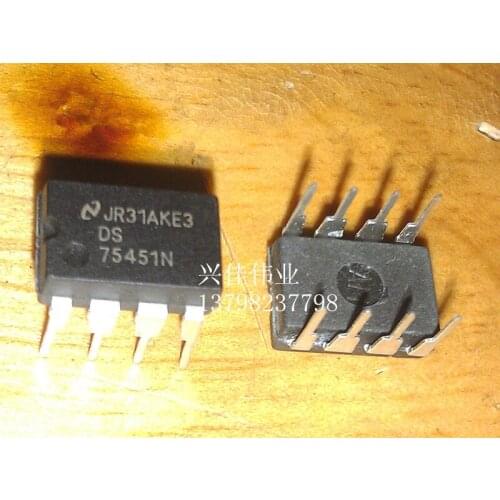 10PCS New DS75451N 75451N DIP-8 - Drivers, Receivers , Transceivers