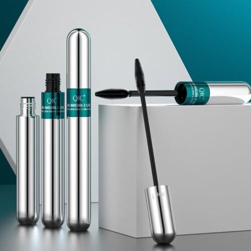 2 In 1 Makeup Fiber Lash Mascara Waterproof Mascara Eyelash Extension Black Thick Lengthening Eye Lashes Cosmetics YH2175