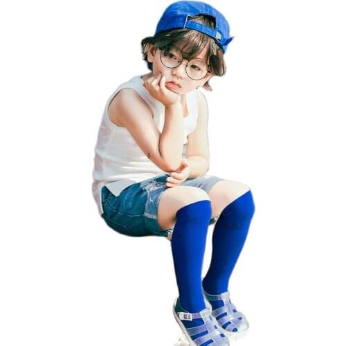 2021Cartoon Multicolor Summer Spring Socks Newborn Boys Kids Baby Girls Breathable Sports Soccer Knee Middle Cute Socks For 3-8t