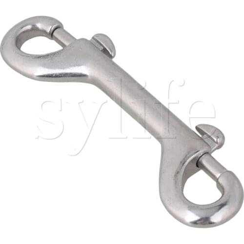 304 Stainless Steel 115mm Double End Snap Hook Bolt for Diving Quickdraw