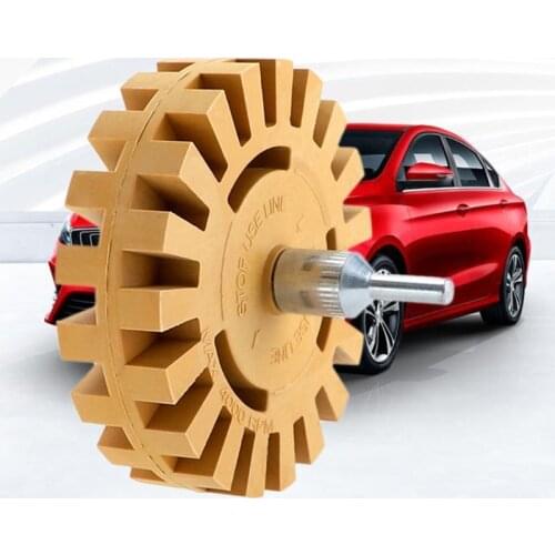4-inch Rubber Grinding Wheel Quick De-glue Abrasive Disc Rotating Tool Removal Car Stickers and Tape Polishing Wheel