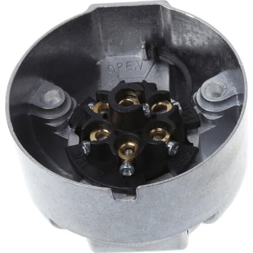 7 Pins 12N Towing Electric Metal Trailer Caravan Car Plug Socket Towbar Chrome E7CA