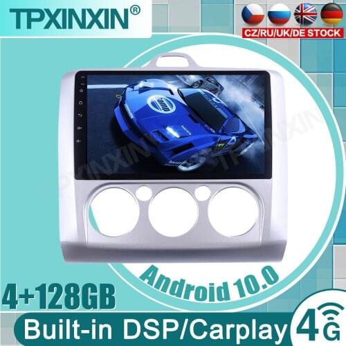 9 inch Android 9.0 Car Radio Dvd Player For ford focus EXI MT 2 3 Mk2 2004 2005 2006 2007 -2011 2Din GPS Multimedia Player