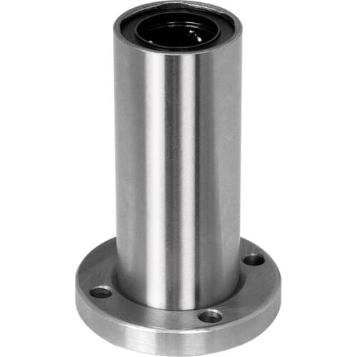 Free Shipping 1pcs LMF6LUU LMF8LUU LMF12LUU LMF16LUU LMF20LUU LMF25LUU LMF35LUU long type flange linear bearing CNC Linear Bush