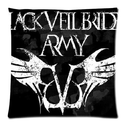 Free Shipping,Black veil Brides BVB Custom Zippered Pillow Case 35X35 (one side)-PC45-165