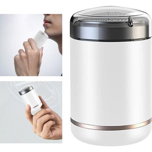 Mens Mini Electric Shaver USB Rechargeable Cordless Razor Beard Trimmer Wet & Dry Use, Shaving more comfortable and thoroughly