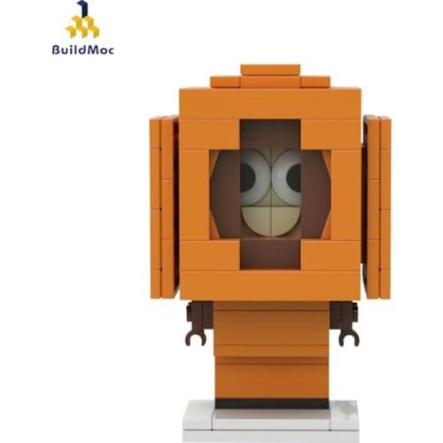 Buildmoc Animation Creator Kenny Mccormick South Parks Moc Series Character Image Building Blocks Ideas Model Kids Toys Gifts