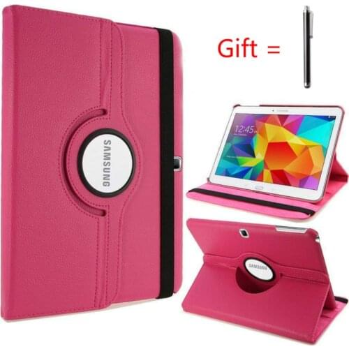 For Samsung Galaxy Tab 3 10.1 inch Case P5200 P5220 P5210 GT-P5200 Tab4 10.1" Tablet Cover 360 Rotating Stand Flip Leather Cover