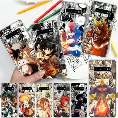 My Hero Academia Deku Phone Case For Samsung Galaxy A51 A71 A70 A50 A40 A30 A21 A20E A10S A41 A01 A6 A7 A8 A9 Plus + Soft Cover
