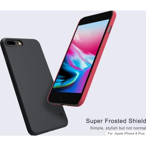 For iphone 8 8+ Plus Case Nillkin Phone Case Super Frosted Shield Hard PC Matte Back Cover protector Case For iphone8 Plus