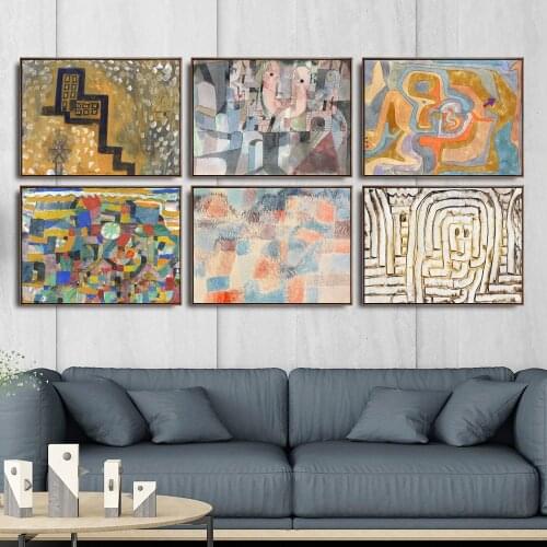 Home Decoration Art Wall Pictures Fro Living Room Poster Print Canvas Paintings Switzerland Paul Klee Abstract Oil Painting