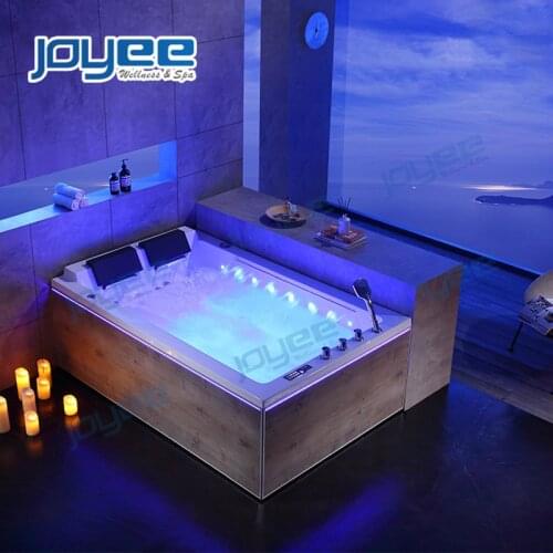 JOYEE Whirlpool Bathtub Factory Wholesale Price Indoor Corner 2 Person Acrylic Air Jets Massage Spa Hot Tub Hydro Jacuzzi