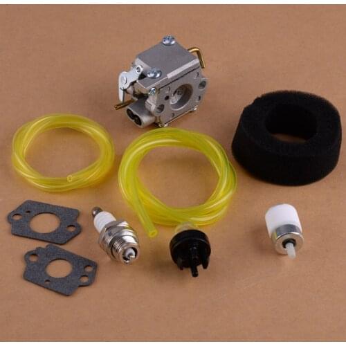 9pcs Carburetor Air Fuel Tune Up Kit Fit For Bolens BL410 BL100 BL150 BL250 String Trimmer Accessories