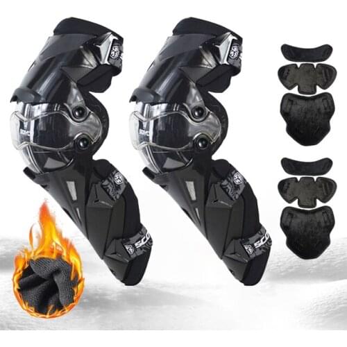 Scoyco Motorcycle Knee Pad Men Protective Gear Knee Gurad Knee Protector Rodiller Equipment Gear Motocross Joelheira Moto