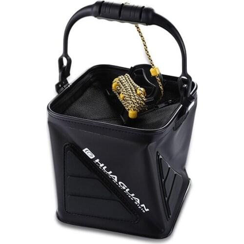 New piece bucket outdoor fishing fixed protection folding handle slippery bucket folding sale 030