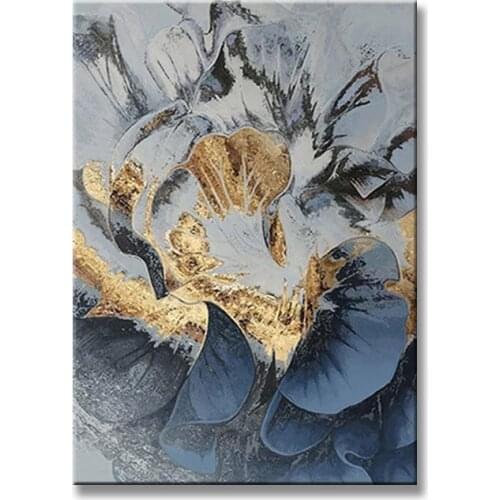 Original High quality acrylic Handmade canvas abstract oil painting gilding wall art hanging picture for living room bedroom