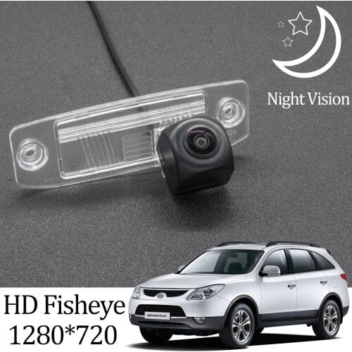 Owtosin HD 1280*720 Fisheye Rear View Camera For Hyundai Veracruz/IX55 2008 2009 2010 2011 2012 Car Parking Accessories