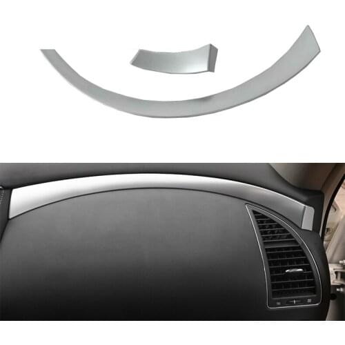 For Nissan Armada Patrol Royale Nismo Infiniti QX56 QX80 Y62 2016 2017 2018 ABS Front Center Console Cover Trim Car Styling