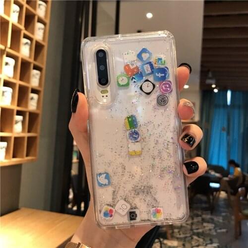 Suitable for Samsung Galaxy S8 S9 S10 S20 Plus S10 Lite Note 8 9 10 mobile phone quicksand A50 A70 A51 A71 A21S A20S phone case