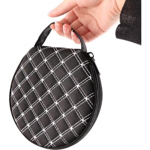 Portable High Fiber Storage Round Car CD Bag Card VCD Storage Holder Organizer Car Interior Accessories автомобильные товары