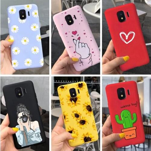 3D Cute Daisy Silicone Case For Samsung Galaxy J2 Core 2018 Cover Funda For Samsung J2 Pro 2018 J 2 J260F J2Core Soft Back Cover