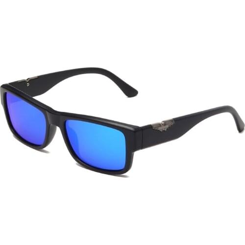 TR90 Square Polarized Sunglasses Men Women Unisex Vintage Polaroid Sun Glasses UV400 Mirror Goggle Plastic Titanium Frame