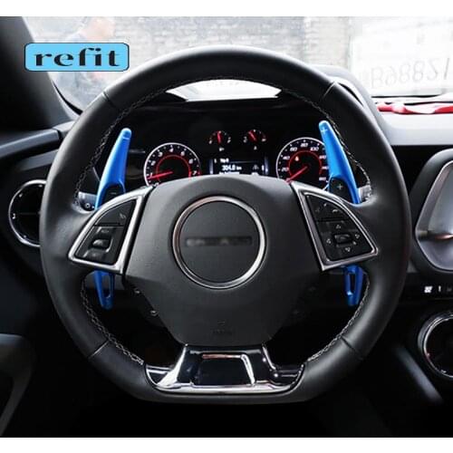 Car aluminum alloy steering wheel shift extension paddle For 16-20 Chevrolet Camaro Interior modification Accessories
