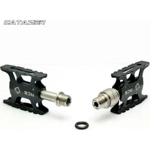 Titanium Bearing Quick Release Bicycle Pedal For Brompton Folding Bike CNC Pedals 145g Ultralight Pedals Bicycle Pedal