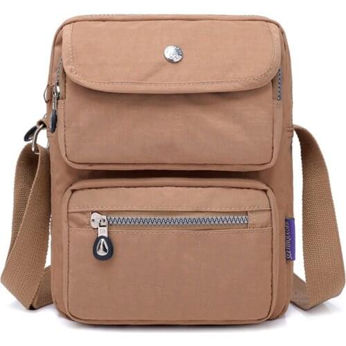 Wallet Holiday Waterproof Nylon Crossbody Business Shoulder Bag Storage Passport Fashion Multi Pockets Purse Adjustable Strap