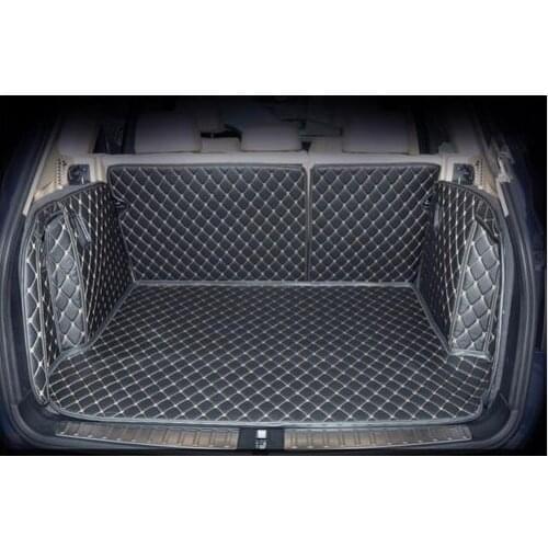 High quality! Full set car trunk mats for BMW X3 F25 2017-2011 waterproof cargo liner mat boot carpets for X3 2015,Free shipping