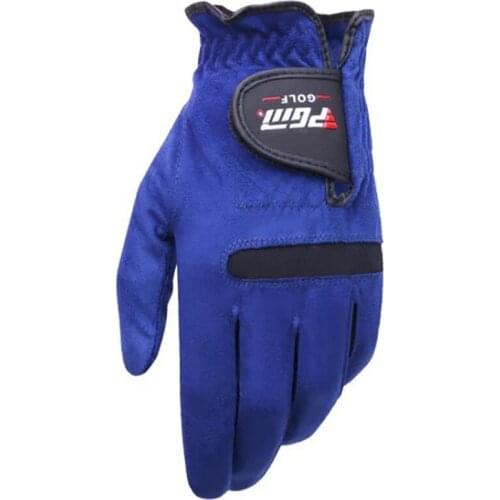 1 pcs Golf Gloves Men Micro Fiber Soft Left Hand Anti-skidding particles Breathable Non-Slip Golf Glove 1