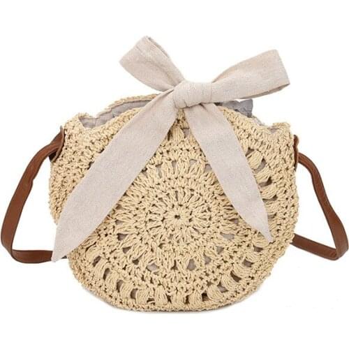 2021 Butterfly Net Red Fashion Ring Hand Woven Bag for Women In Summer