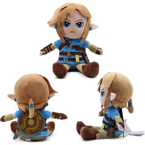 27cm Anime Zelda Plush Figure Toys Link Boy Zelda Soft Stuffed Doll Cute Plushie Toy For Kids Christmas Gifts Hot Sale