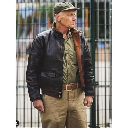 Free shipping,mens classic A1 leather Jacket,genuine sheepskin coat.thin soft black men light leather clothing.bomber clothes