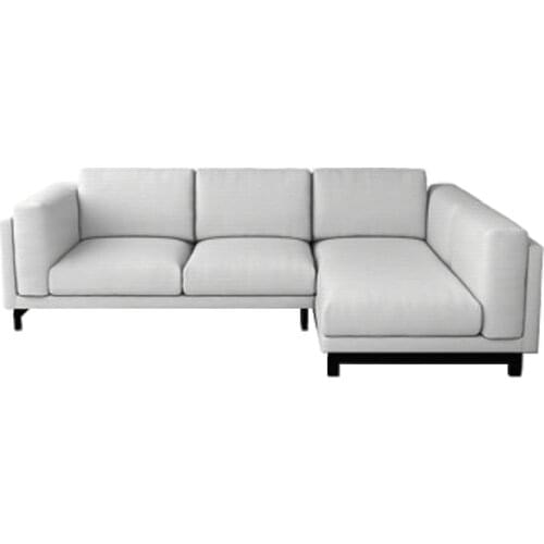 Nockeby 2 Seater Right Chaise Sofa Cover