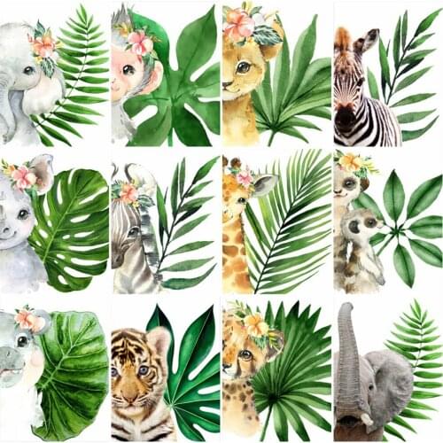 EverShine 5D Diamond Painting Animal Beaded Embroidery DIY Diamond Mosaic Giraffe Picture Of Rhinestones Cross Stitch Wall Decor