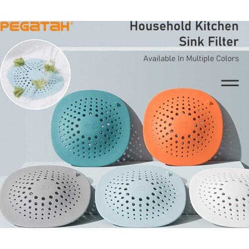Household Kitchen Sink Filter Shower Drain Hair Catcher Stopper Bathroom Floor Drain Cover Universal Anti-clogging Sink Strainer