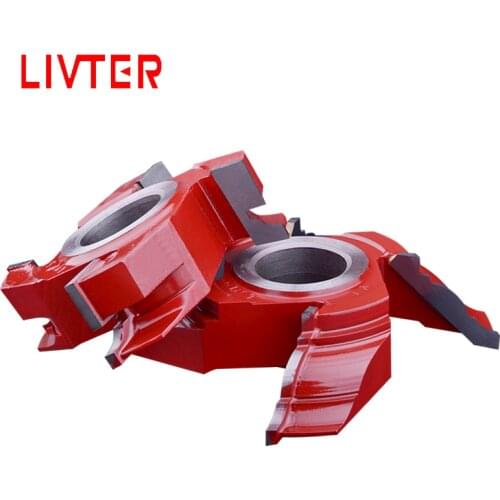 LIVTER angle button cutter end mill door frame decorative jointer knife wood shaper cutter head woodworking tool 4 Teeth
