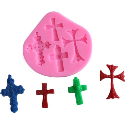 Lace Cross Silicone Mold Soap Mold Fondant Moule Cake Decorating Tools Silicone Cake Mold Chocolate Candy Sugar Mold Cake Mold