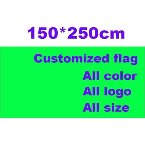 FLYING Polyseter 150X250CM 1.5X2.5M printed Decoration customized flag all color all LOGO all size