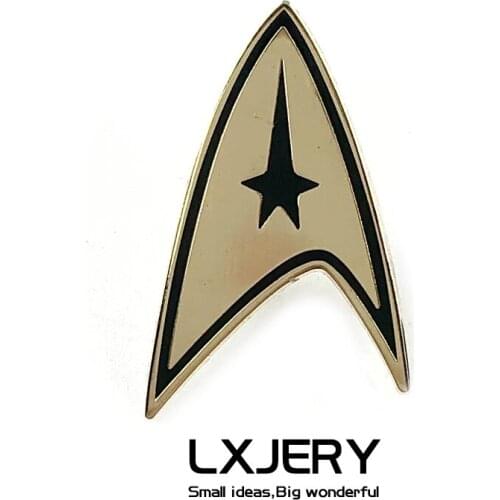 LXJERY Cartoon Starfleet Pin Badge On Backpack Funny Brooch Pins For Clothes Broche For Women Girls Gift
